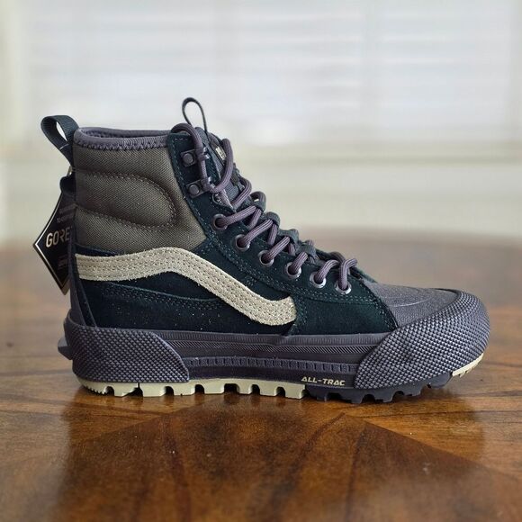 Vans MTE Sk8-Hi GORE-TEX Hiking Boots Insulated Shoe Scarab Green Black Size 7.5 - Picture 7 of 13